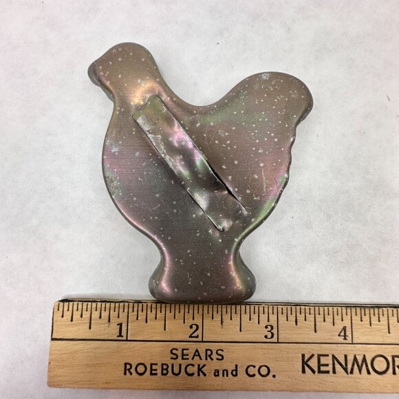 Vintage Metal Cookie Cutters‎ With Handles Set Of 8 Bell Flower Dog Bunny Turkey - Picture 8 of 9